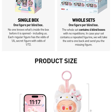 Pop Mart Labubu x Sanrio Hello Kitty and Friends Series Blind Box