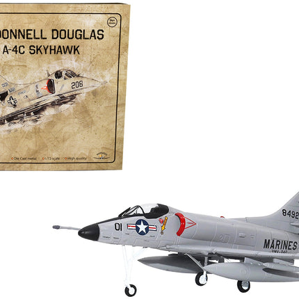 McDonnell Douglas A-4C Skyhawk Attack Aircraft "US Navy" 1/72 Diecast Model by Militaria Die Cast