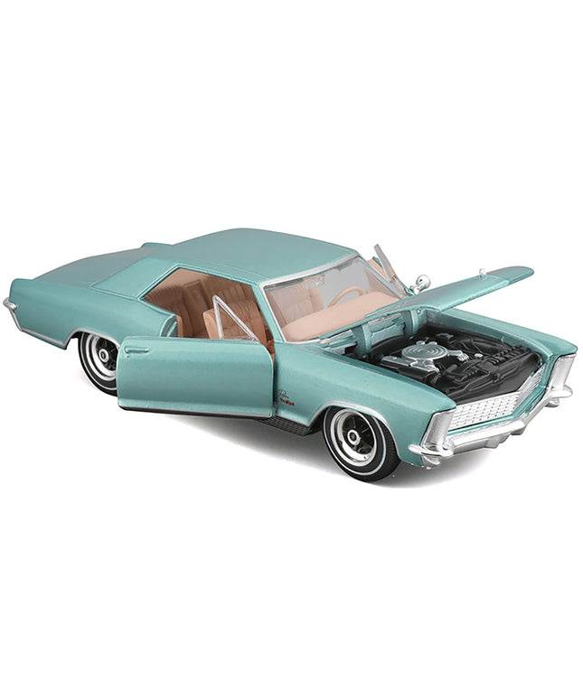 1965 Buick Riviera Gran Sport Light Blue Metallic "Special Edition" Series 1/26 Diecast Model Car by Maisto