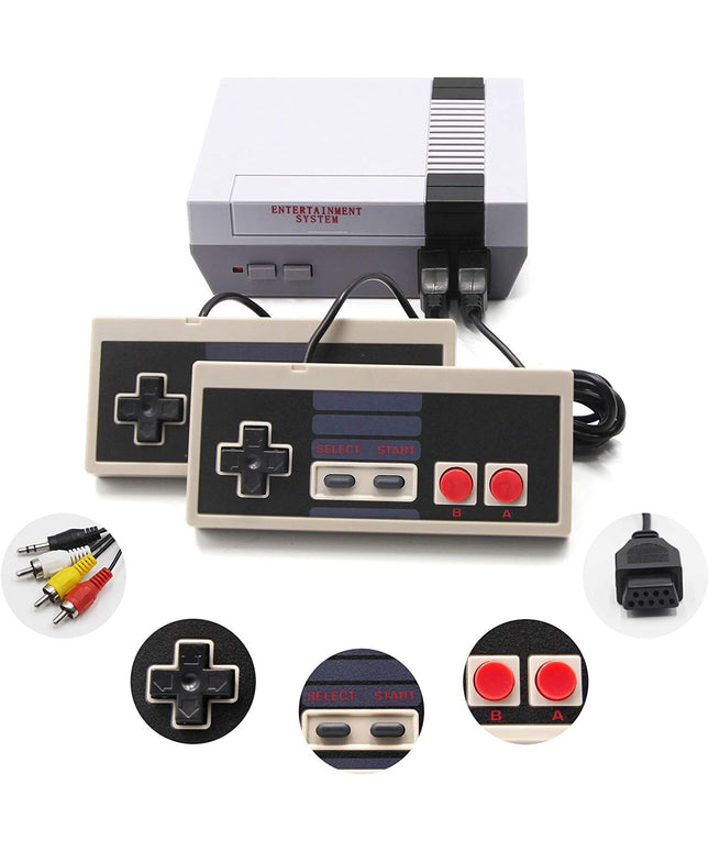 Retro Plug-and-Play TV Game Console with 620 Built-In Games