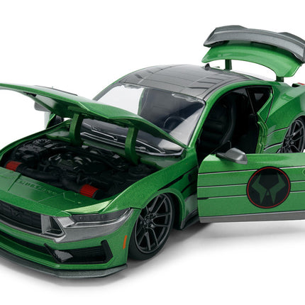 Marvel Doctor Doom + 2024 Ford Mustang Dark Horse — 1:24 Jada — view 2