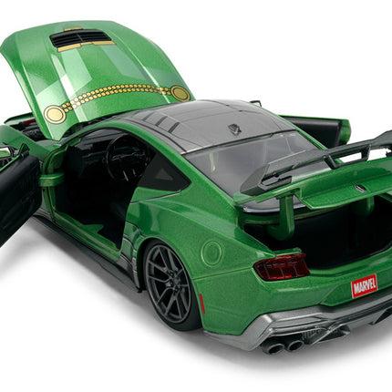 Marvel Doctor Doom + 2024 Ford Mustang Dark Horse — 1:24 Jada — view 4