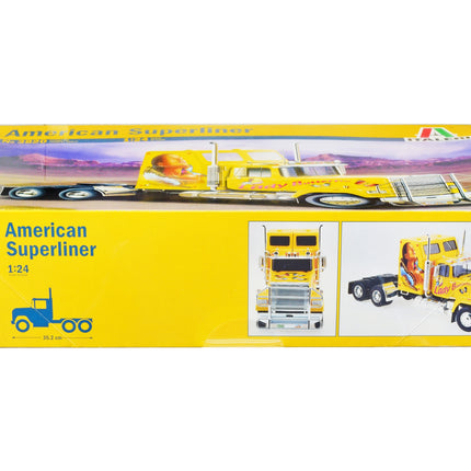 Skill 5 Model Kit American Superliner Truck Tractor "Lady Butterfly" 1/24 Scale Model by Italeri