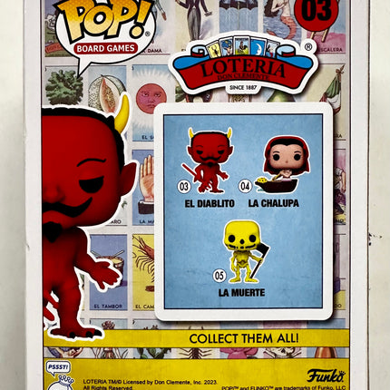 Funko Pop! Board Games El Diablito #03 Loteria Don Clemente 2023 Card Game