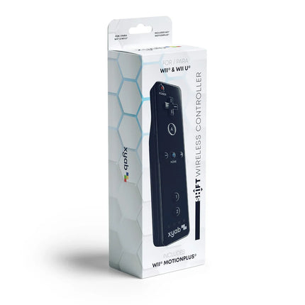 Wireless Controller for Wii/WiiU (MOTION PLUS) [Black] – Nintendo Wii/ Wii U Accessory (Wii/Wii U)