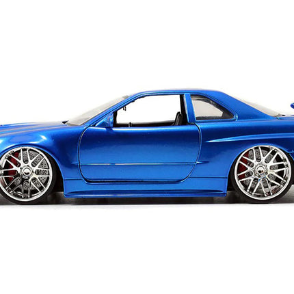 Fast & Furious Brian’s Nissan Skyline GT-R R34 — 1:24 Jada — view 2