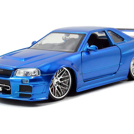Fast & Furious Brian’s Nissan Skyline GT-R R34 — 1:24 Jada — view 4