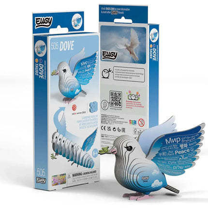 Dove 3D Cardboard Model Kit Eugy