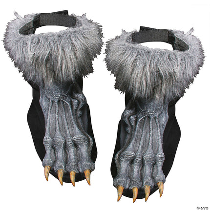 Werewolf Shoe Covers, Grey, cosplay at Odd Volume Comics