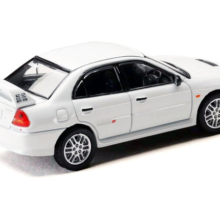 Mitsubishi Lancer Rs Evolution Iv RHD (right Hand Drive) monstar White initial D Manga diorama Set 1:64 Diecast Model by Hobby Japan