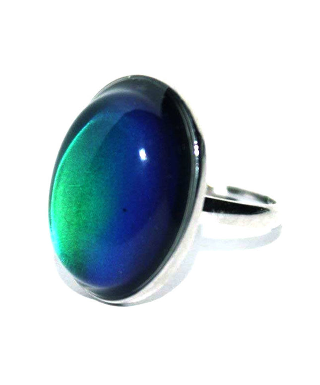 Adjustable Oval Mood Ring