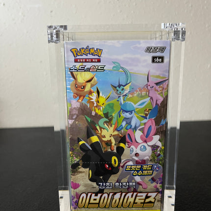 Premium Japanese One Piece/Dragon Ball Super Fusion World/Korean Pokemon Booster Box Protective Display Acrylic Case Version 2