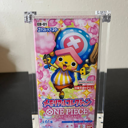 Premium Japanese One Piece/Dragon Ball Super Fusion World/Korean Pokemon Booster Box Protective Display Acrylic Case Version 2