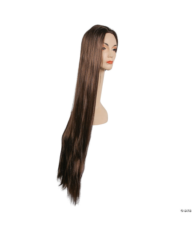 40" long straight light brown 10