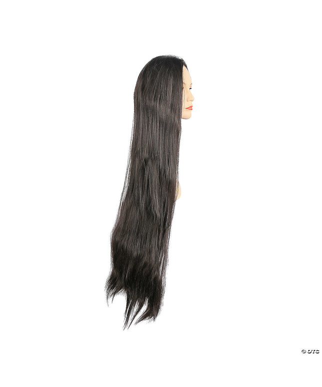 40" long straight medium brown 4