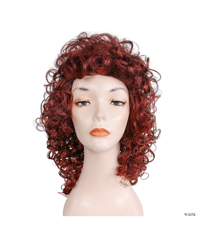 Adult fancy bargain curly wig