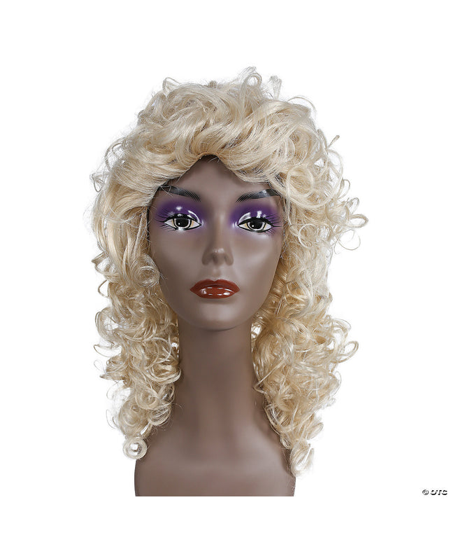 Adult fancy bargain curly wig