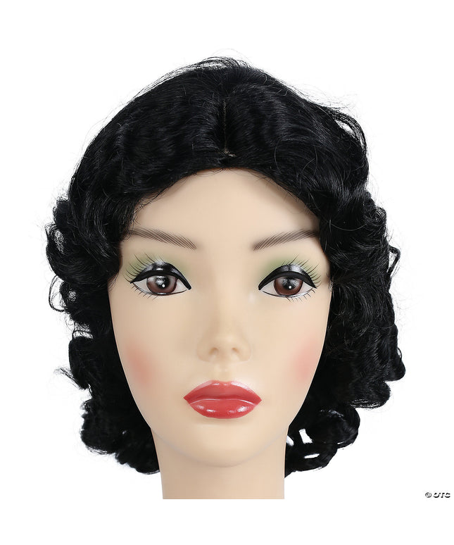 1930s long fingerwave fluff black 1
