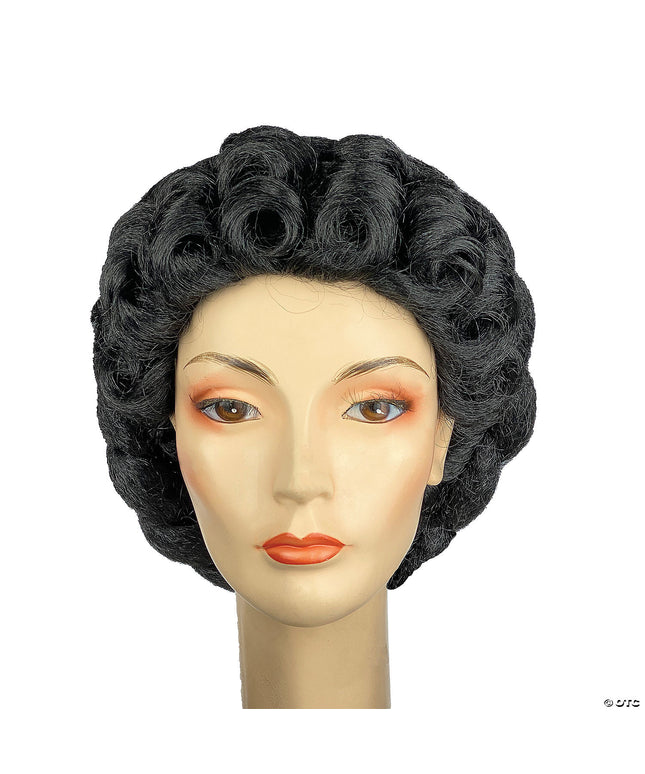 1870"s victorian wig black 1