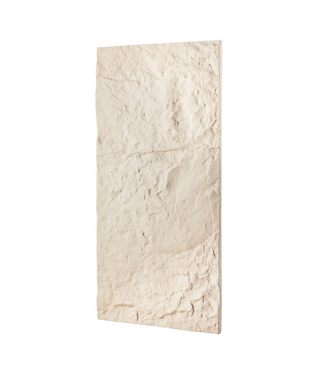 3D Stone Look Wall Panels, 4-Pack, Stone Yellow