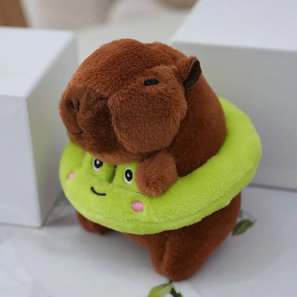 Capybara Plush Toy – Cute Winged Hoodie Stuffed Animal 12cm