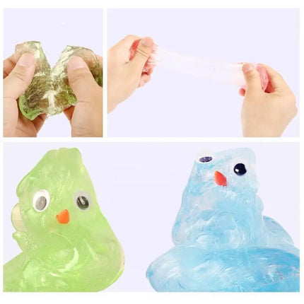 Crystal Clear Non-Newtonian Liquid Stress Putty Sensory Toy