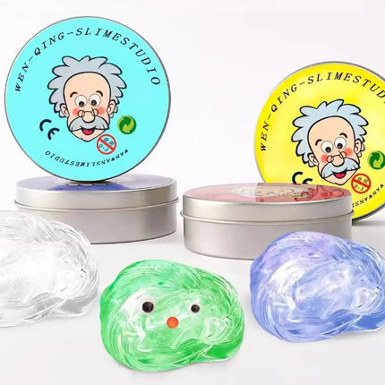 Crystal Clear Non-Newtonian Liquid Stress Putty Sensory Toy