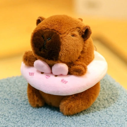 Capybara Plush Toy – Cute Winged Hoodie Stuffed Animal 12cm