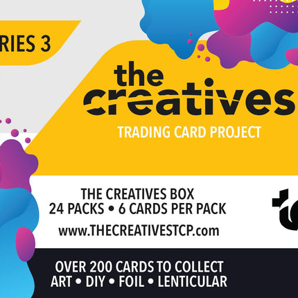 The Creatives : Trading Card Project - Series 3 Box (24 Packs/144 Cards)