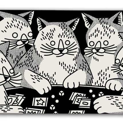 Cat Game Night Playmat