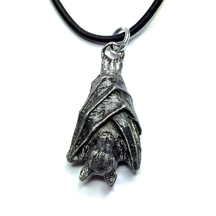Fruit Bat Pendant | Gothic Necklace, Hanging Bat Pendant, Bats Lovers Gift | Handmade Goth Pendant, Vampire Jewelry, Animal Accessory