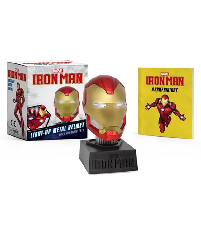 Marvel: Iron Man Light-Up Metal Helmet: With Glowing Eyes