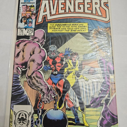 Avengers #275 Marvel 1987 Ant-Man Wasp Comic Book