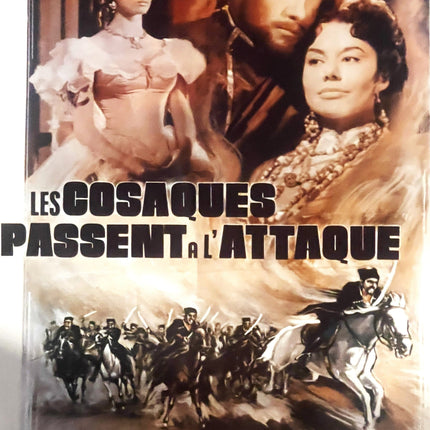 Vintage Les Cosaques Passent Belgian Movie Poster 🐎 1959 Film, Steve Reeves, Riccardo Freda, De Kozakken Vallen Aan