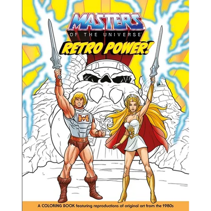 Masters of the Universe: Retro Power! Coloring Book