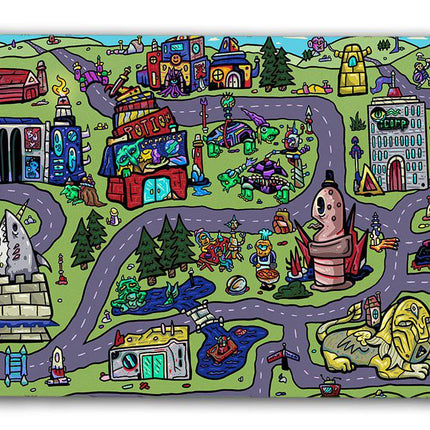 My Town Bundle Set | 4 Playmats and Commander Zone