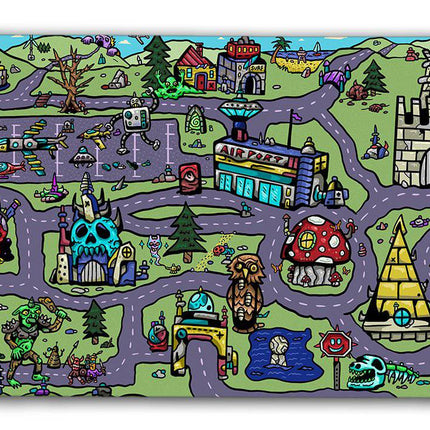 My Town Bundle Set | 4 Playmats and Commander Zone