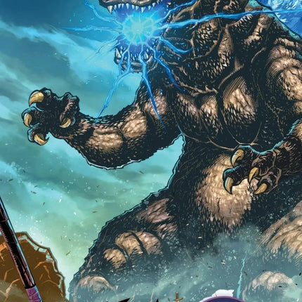 Teenage Mutant Ninja Turtles x Godzilla #1 - ECC Franck Uzan Variant - Right Side Wrap-Around (11/12/25)