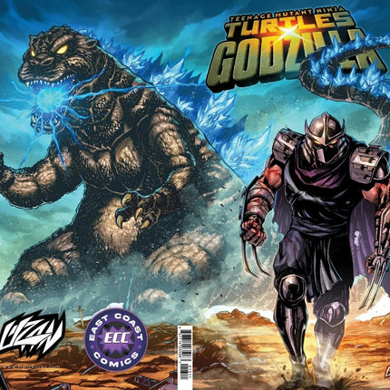 Teenage Mutant Ninja Turtles x Godzilla #1 - ECC Franck Uzan Variant - Right Side Wrap-Around (11/12/25)