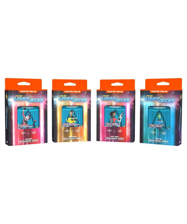 UniVersus: Star Trek: Lower Decks: Challenger Series Display (Set of 4)